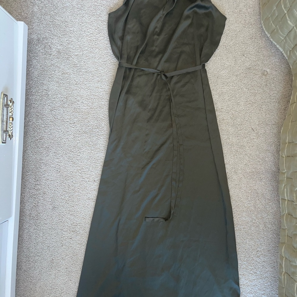 Ann Taylor - Size 12 halter maxi silky dress. In a eucalyptus green.NWT. - Picture 11 of 11